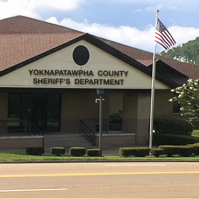 Exterior of the Yoknapatawpha County Sheriff's Department building